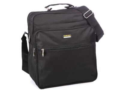 Duża robocza torba męska na ramię do pracy pionowa 2-komorowa - obrazek 2