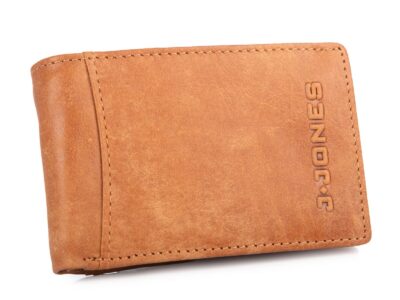 Mały brązowy portfel męski