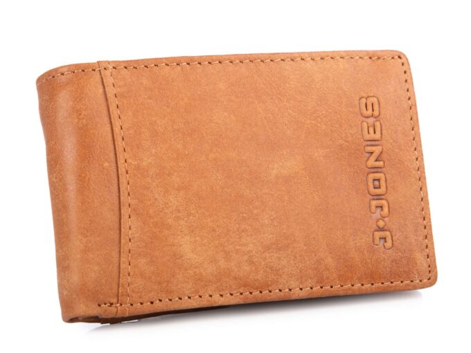Mały brązowy portfel męski