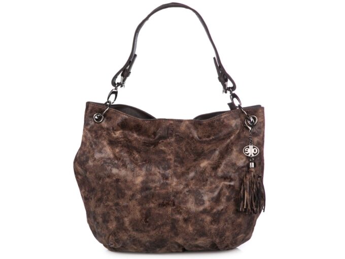 Elegancka torebka damska typu worek niemieckiej marki Jennifer Jones.