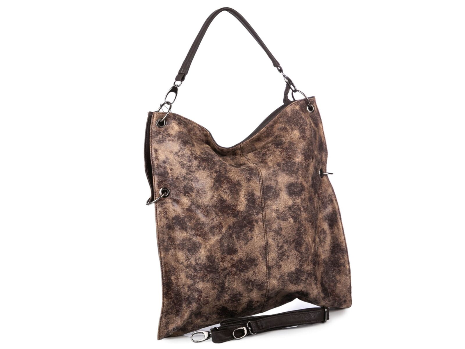 Brązowa cieniowana torba damska Jennifer Jones