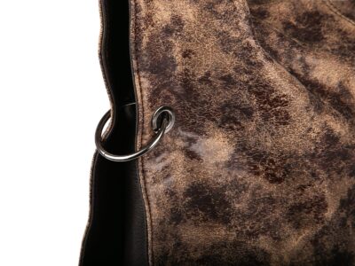 Prostokątna torebka damska brązowa cieniowana Jennifer Jones - obrazek 3