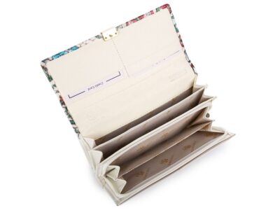 Duży kolorowy portfel damski skórzany z ochroną RFID Gregorio - obrazek 6