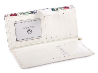 Duży kolorowy portfel damski skórzany z ochroną RFID Gregorio - obrazek 3