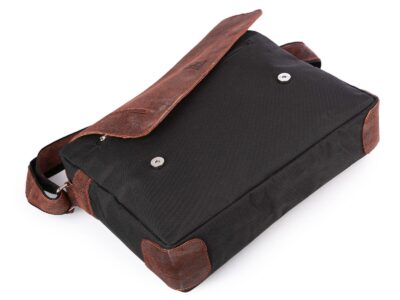 Torba męska rdzawo brązowa duża A4 z klapą SERGEJ - obrazek 7