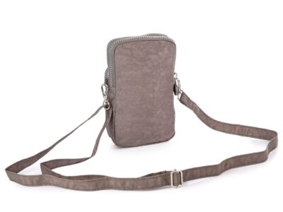 Lekka torebka paszportówka na szyję szara Bag Street - obrazek 3