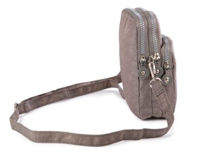 Lekka torebka paszportówka na szyję szara Bag Street - obrazek 2