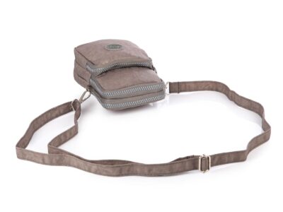 Lekka torebka paszportówka na szyję szara Bag Street - obrazek 4