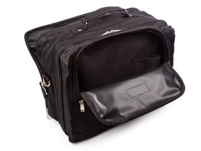 3-Komorowa materiałowa torba męska do pracy na dokumenty Bellugio - obrazek 7