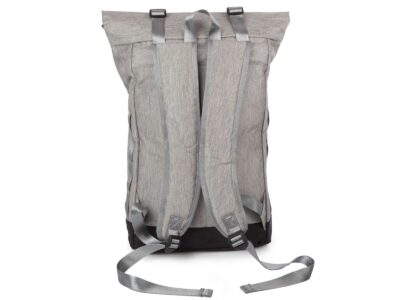 Szary plecak na wycieczkę ze zwijanym kołnierzem Extrem - obrazek 4