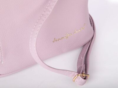 Mała torebka damska w kolorze liliowym wizytowa Jennifer Jones - obrazek 2