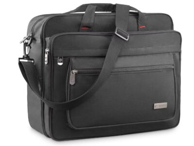 Czarna pojemna torba na laptopa Zagatto Windsor