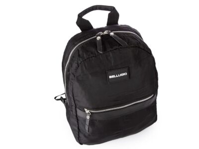 Lekki materiałowy plecak damski miejski nylonowy Bellugio - obrazek 2