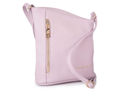 Liliowa torebka damska na ramę jennifer Jones mała