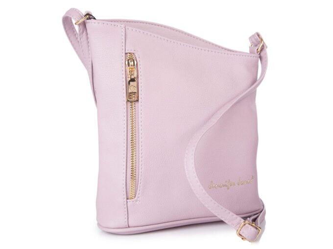 Liliowa torebka damska na ramę jennifer Jones mała