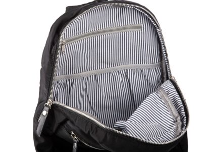 Lekki materiałowy plecak damski miejski nylonowy Bellugio - obrazek 6