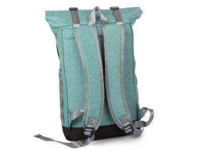 Turkusowy plecak na wycieczkę ze zwijanym kołnierzem Extrem - obrazek 3