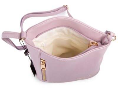 Mała torebka damska w kolorze liliowym wizytowa Jennifer Jones - obrazek 6