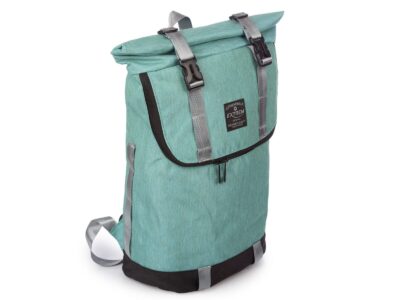 Turkusowy plecak na wycieczkę ze zwijanym kołnierzem Extrem - obrazek 2