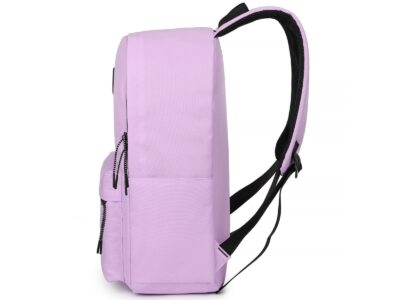 Lekki jasnofioletowy plecak na laptopa 13-15.6" cali na studia i do pracy MIRU - obrazek 4