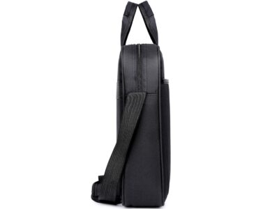 Czarna pojemna torba na laptopa 17.3" cala wmozniona pianką dystansową MIRU - obrazek 9