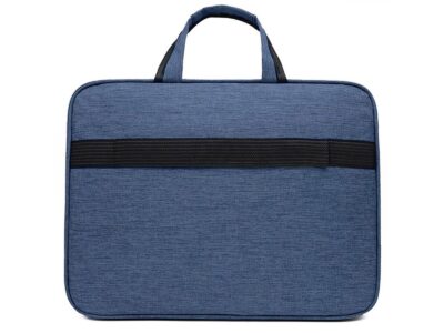 Niebieska pojemna torba na laptopa 17.3" cala wmocniona pianką dystansową MIRU - obrazek 4