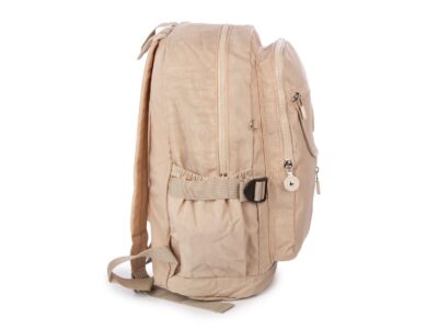 Jasnobeżowy plecak materiałowy lekki Bag Street - obrazek 3