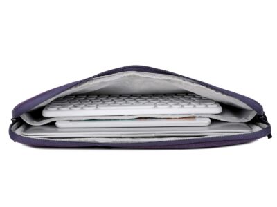 Fioletowe etui damskie na laptopa 15.6" cali z miękką podszewką Miru - obrazek 3