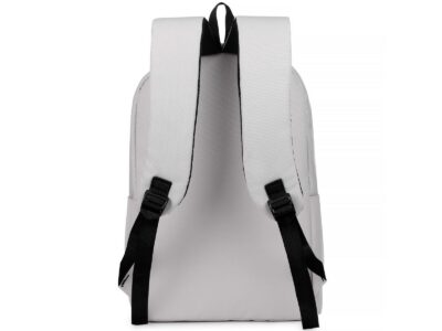 Lekki Jasnoszary plecak na laptopa 13-15.6" cali na studia i do pracy MIRU - obrazek 4