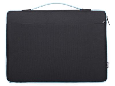 Cienkie etui zabezpieczające z rączką na laptopa 17.3" cala czarno-niebieskie MIRU - obrazek 8