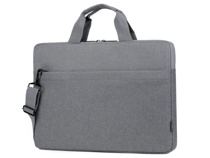 Szara cienka torba na laptopa, bardzo lekka MIRU