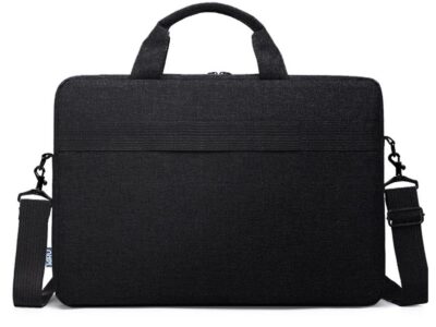 Klasyczna, elegancka i lekka czarna torba na laptopa 15.6' Miru - obrazek 4