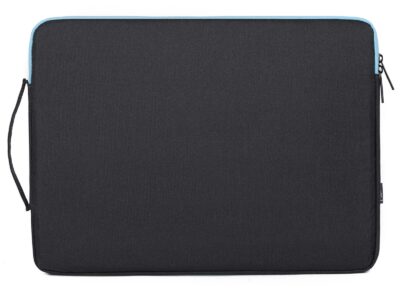 Czarno-niebieskie etui na laptopa 15.6" cali z miękką podszewką Miru - obrazek 7