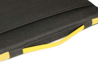 Cienkie etui zabezpieczające z rączką na laptopa 17.3" cala zielono-żółte MIRU - obrazek 11
