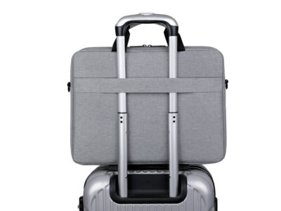 Torba na laptopa 15.6" cala do pracy i na studia szara Miru - obrazek 6
