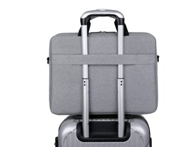 Torba na laptopa 15.6" cala do pracy i na studia szara Miru - obrazek 6