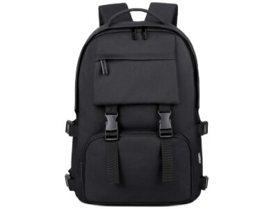 Stylowy czarny plecak na laptopa 15.6" młodzieżowy MIRU