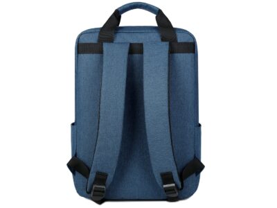 Niebieski plecak na laptopa 15.6" z wieloma kieszeniami do pracy i na studia MIRU - obrazek 6