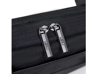 Cienka i lekka czarna torba na laptopa 15.6" cali z miękką podszewką Miru - obrazek 11