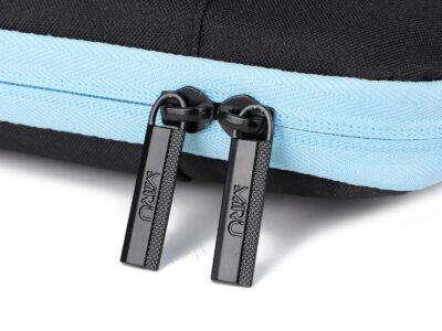 Cienkie etui zabezpieczające z rączką na laptopa 17.3" cala czarno-niebieskie MIRU - obrazek 2