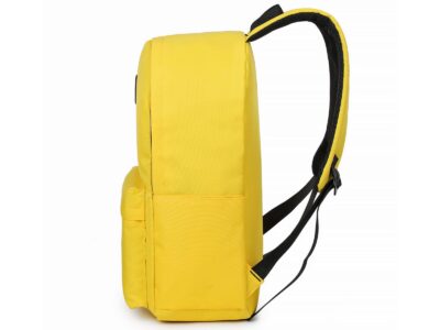 Lekki żółty plecak na laptopa 13-15.6" cali na studia i do pracy MIRU - obrazek 4