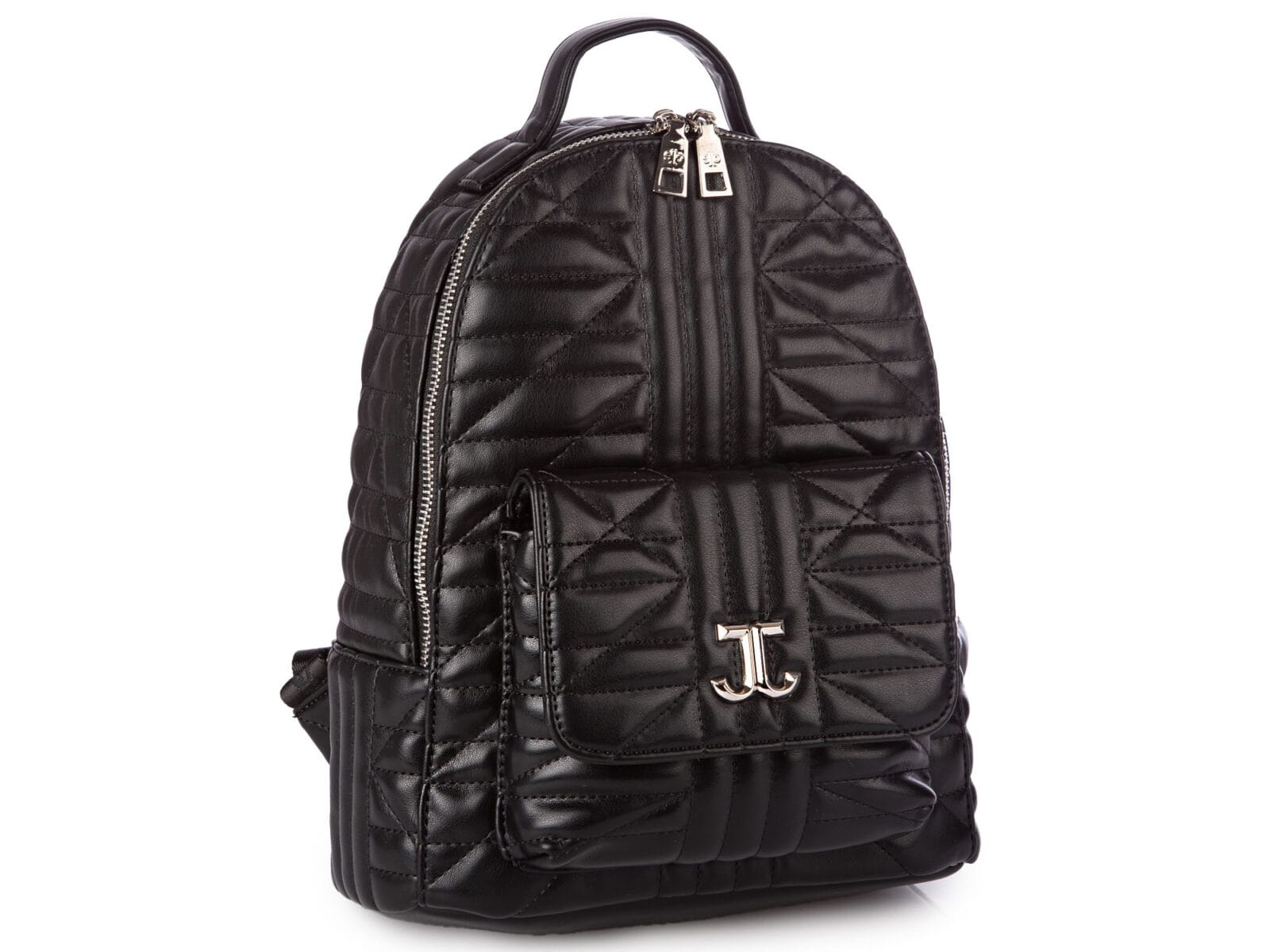 Czarny pikowany plecak damski miejski Jennifer Jones