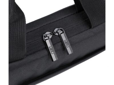 Cienka i lekka czarna torba na laptopa 15.6" cali z miękką podszewką Miru - obrazek 10