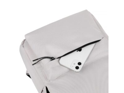 Lekki Jasnoszary plecak na laptopa 13-15.6" cali na studia i do pracy MIRU - obrazek 5