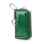 Zielone etui do kluczy lakierowane