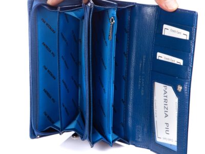 Portfel damski niebieski Patrizia Piu - obrazek 3