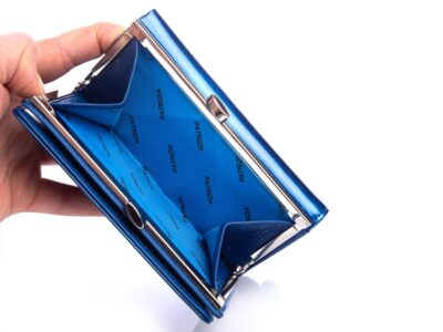 Portfel damski niebieski PATRIZIA - obrazek 9