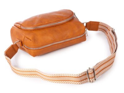 Koniakowa nieduża torebka damska miejska na ramię Jennifer Jones - obrazek 3