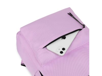Lekki jasnofioletowy plecak na laptopa 13-15.6" cali na studia i do pracy MIRU - obrazek 5