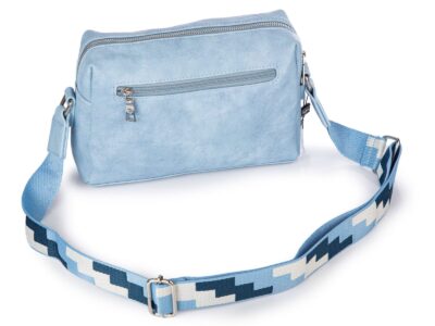 Błękitna, nieduża i wygodna torebka damska miejska Jennifer Jones - obrazek 4